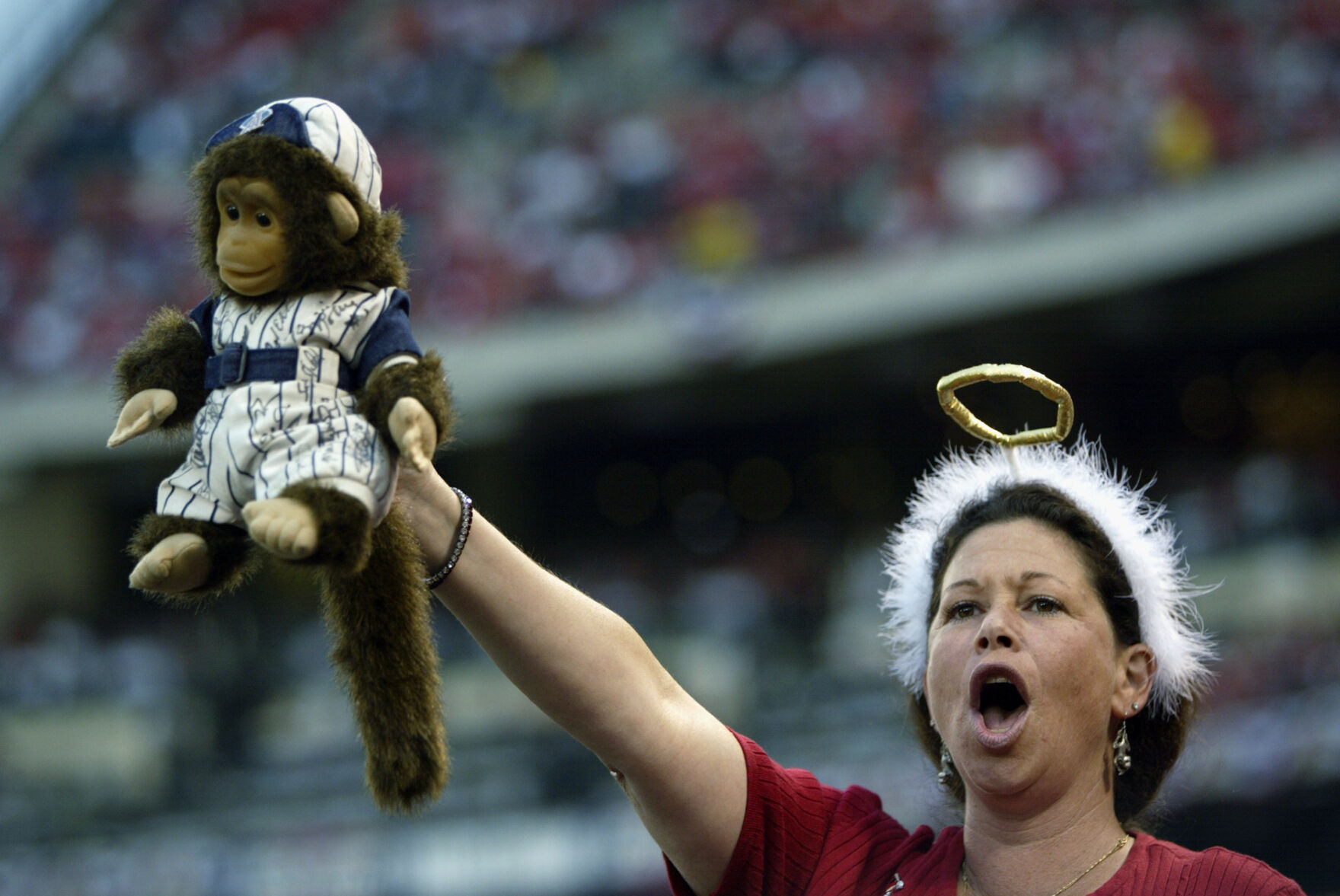 Angels’ rally monkey